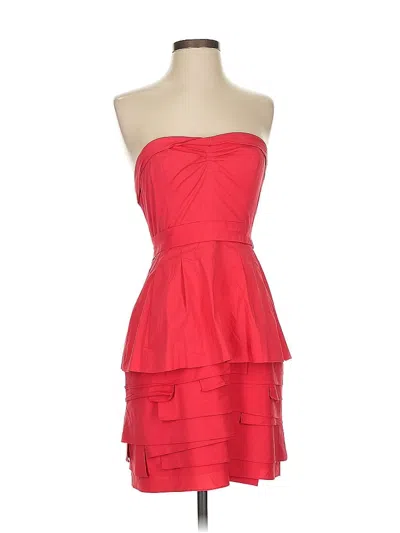 Pre-owned Bcbgmaxazria Cocktail Dress In Pink