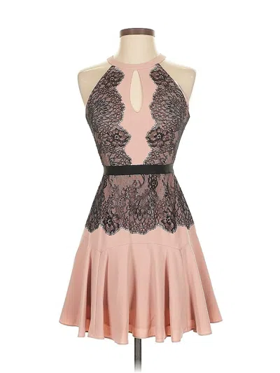 Pre-owned Bcbgmaxazria Cocktail Dress In Pink