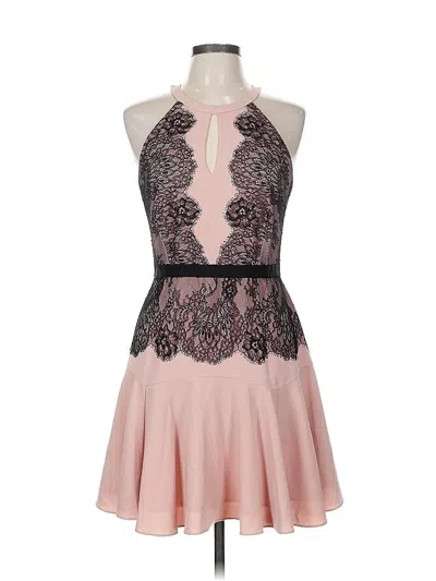 Pre-owned Bcbgmaxazria Cocktail Dress In Pink