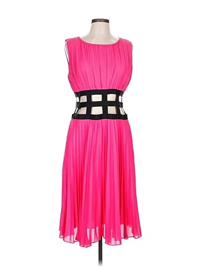 Pre-owned Bcbgmaxazria Cocktail Dress In Pink