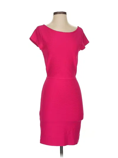 Pre-owned Bcbgmaxazria Cocktail Dress In Pink