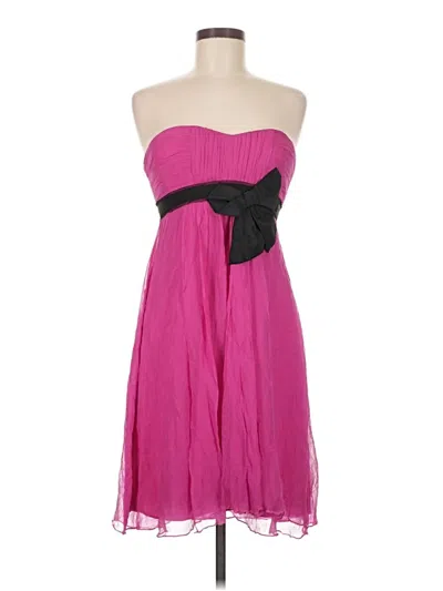 Pre-owned Bcbgmaxazria Cocktail Dress In Pink