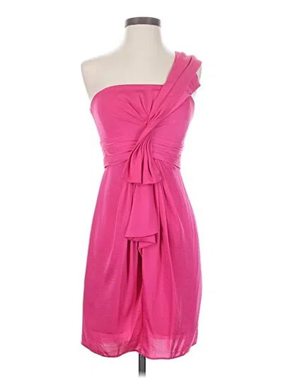 Pre-owned Bcbgmaxazria Cocktail Dress In Pink