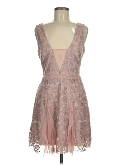 Pre-owned Bcbgmaxazria Cocktail Dress In Pink