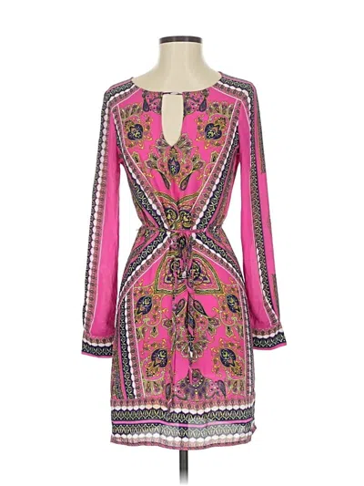 Pre-owned Bcbgmaxazria Cocktail Dress In Pink