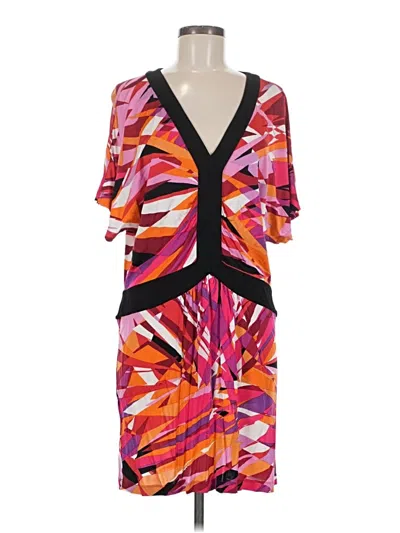 Pre-owned Bcbgmaxazria Cocktail Dress In Pink