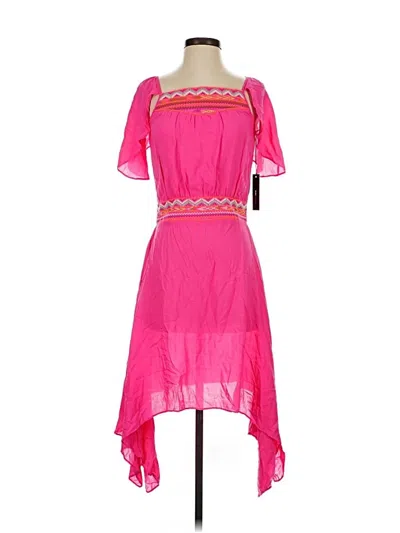 Pre-owned Bcbgmaxazria Cocktail Dress In Pink