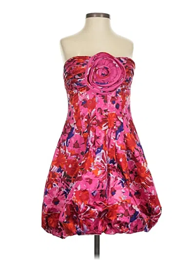 Pre-owned Bcbgmaxazria Cocktail Dress In Pink
