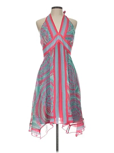 Pre-owned Bcbgmaxazria Cocktail Dress In Pink