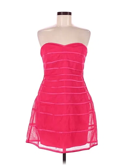 Pre-owned Bcbgmaxazria Cocktail Dress In Pink
