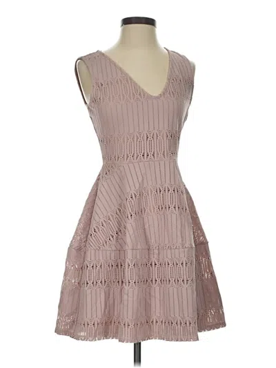 Pre-owned Bcbgmaxazria Cocktail Dress In Pink