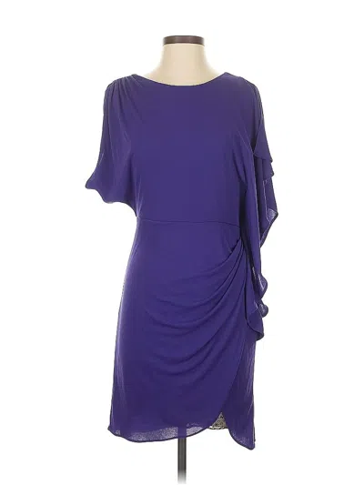Pre-owned Bcbgmaxazria Cocktail Dress In Purple