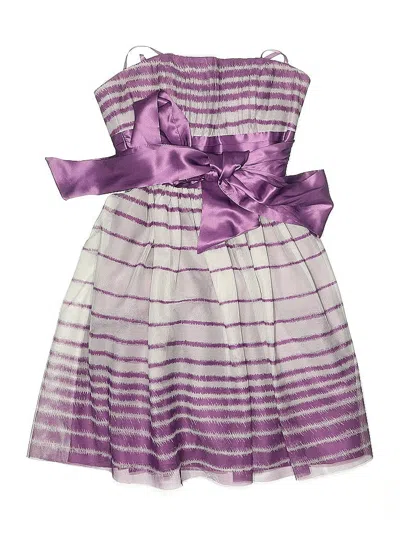 Pre-owned Bcbgmaxazria Cocktail Dress In Purple