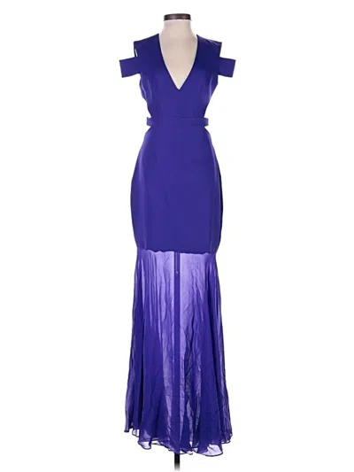 Pre-owned Bcbgmaxazria Cocktail Dress In Purple