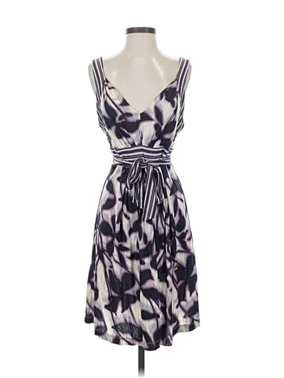 Pre-owned Bcbgmaxazria Cocktail Dress In Purple