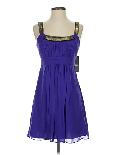 Pre-owned Bcbgmaxazria Cocktail Dress In Purple