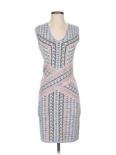 Pre-owned Bcbgmaxazria Cocktail Dress In Purple