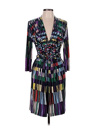 Pre-owned Bcbgmaxazria Cocktail Dress In Purple