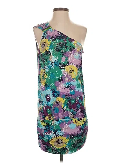 Pre-owned Bcbgmaxazria Cocktail Dress In Purple