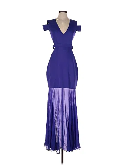 Pre-owned Bcbgmaxazria Cocktail Dress In Purple
