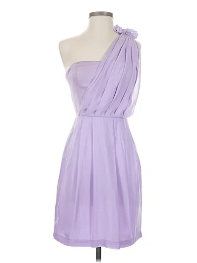 Pre-owned Bcbgmaxazria Cocktail Dress In Purple
