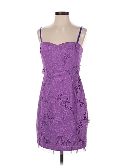 Pre-owned Bcbgmaxazria Cocktail Dress In Purple