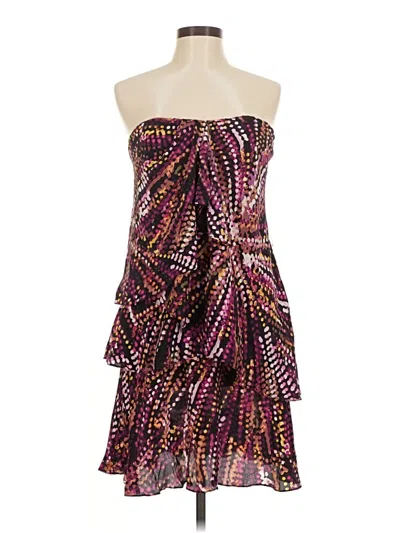 Pre-owned Bcbgmaxazria Cocktail Dress In Purple