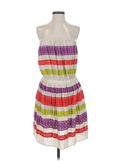 Pre-owned Bcbgmaxazria Cocktail Dress In Purple