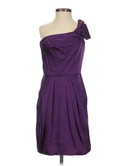 Pre-owned Bcbgmaxazria Cocktail Dress In Purple