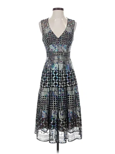 Pre-owned Bcbgmaxazria Cocktail Dress In Purple