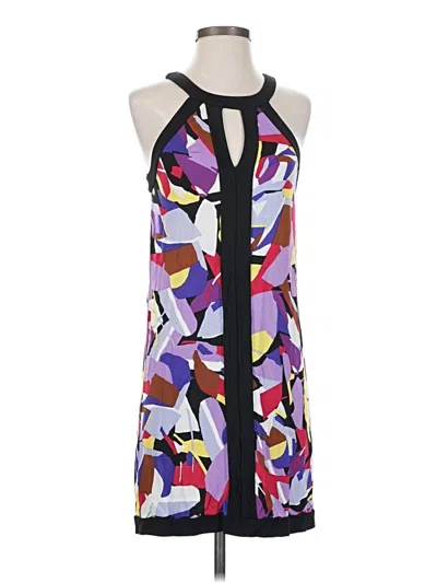 Pre-owned Bcbgmaxazria Cocktail Dress In Purple