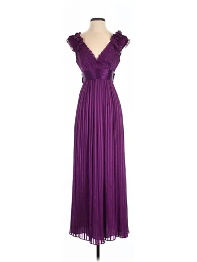 Pre-owned Bcbgmaxazria Cocktail Dress In Purple