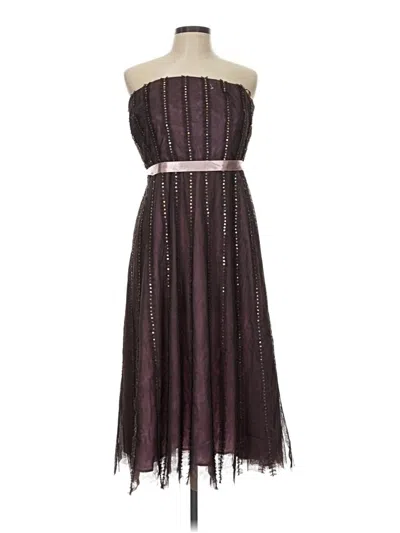 Pre-owned Bcbgmaxazria Cocktail Dress In Purple