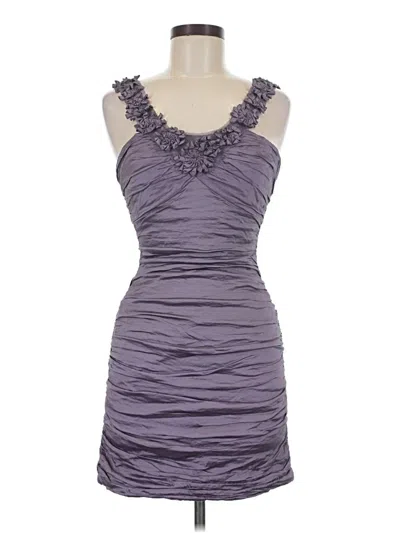 Pre-owned Bcbgmaxazria Cocktail Dress In Purple