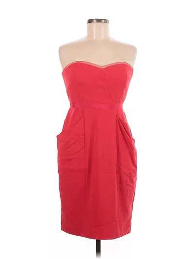 Pre-owned Bcbgmaxazria Cocktail Dress In Red