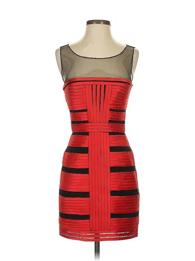 Pre-owned Bcbgmaxazria Cocktail Dress In Red
