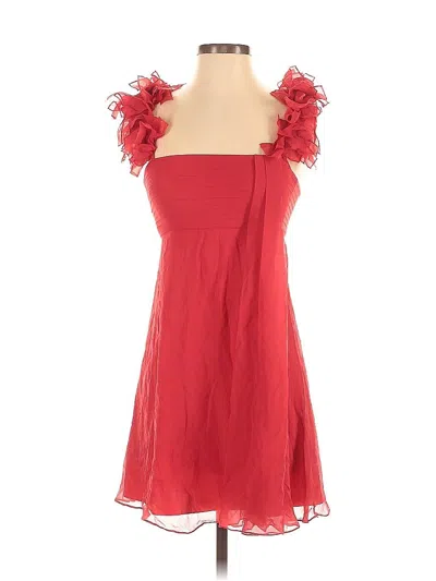 Pre-owned Bcbgmaxazria Cocktail Dress In Red