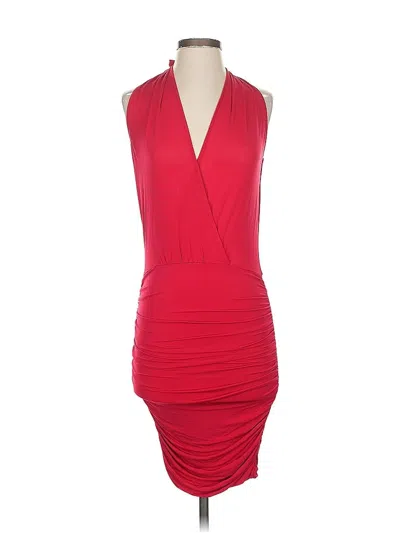 Pre-owned Bcbgmaxazria Cocktail Dress In Red