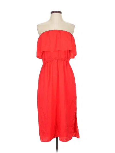 Pre-owned Bcbgmaxazria Cocktail Dress In Red
