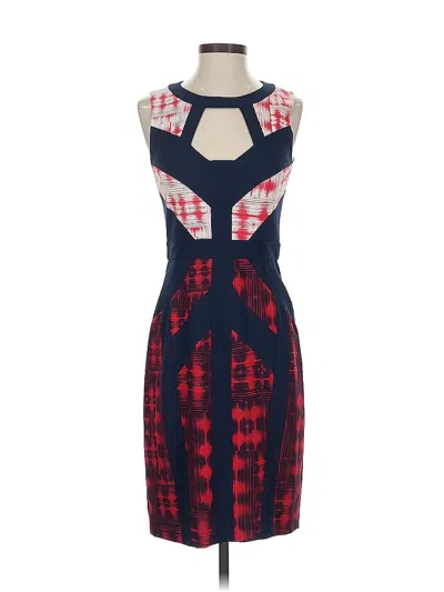 Pre-owned Bcbgmaxazria Cocktail Dress In Red