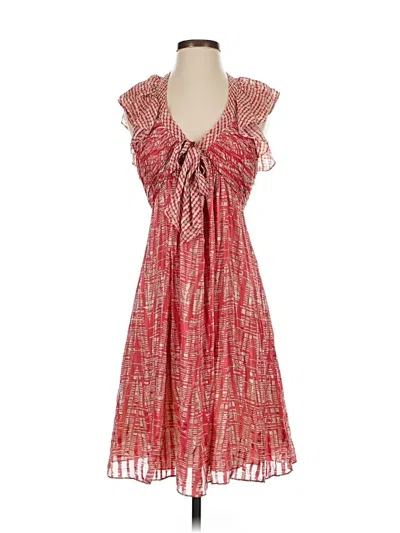 Pre-owned Bcbgmaxazria Cocktail Dress In Red