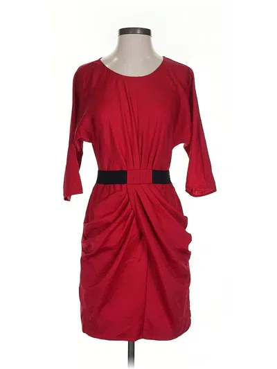 Pre-owned Bcbgmaxazria Cocktail Dress In Red