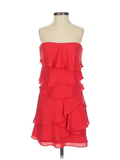 Pre-owned Bcbgmaxazria Cocktail Dress In Red