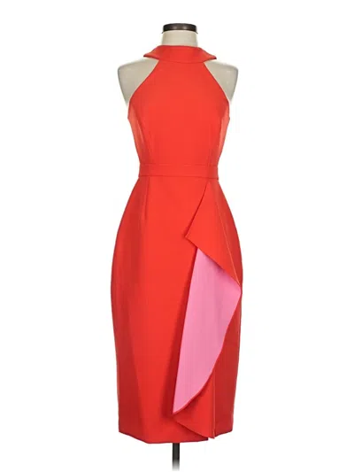 Pre-owned Bcbgmaxazria Cocktail Dress In Red
