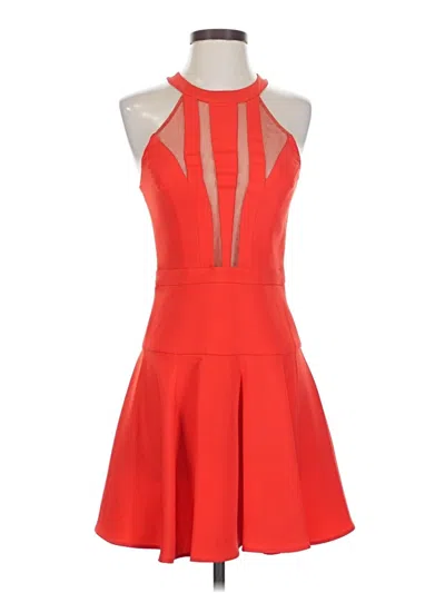Pre-owned Bcbgmaxazria Cocktail Dress In Red