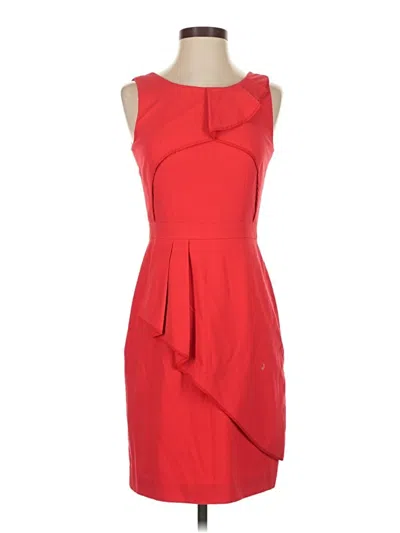 Pre-owned Bcbgmaxazria Cocktail Dress In Red