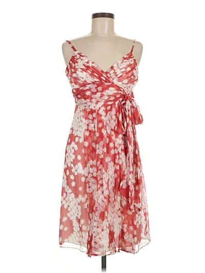 Pre-owned Bcbgmaxazria Cocktail Dress In Red