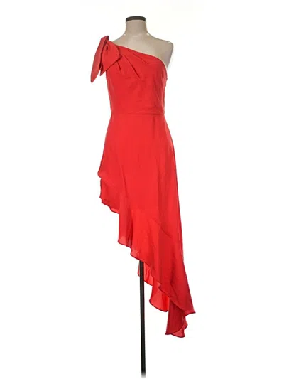 Pre-owned Bcbgmaxazria Cocktail Dress In Red