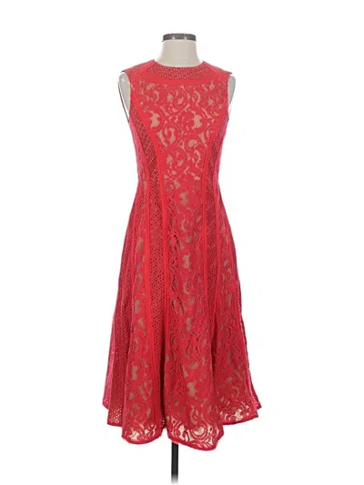 Pre-owned Bcbgmaxazria Cocktail Dress In Red