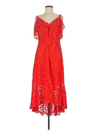 Pre-owned Bcbgmaxazria Cocktail Dress In Red